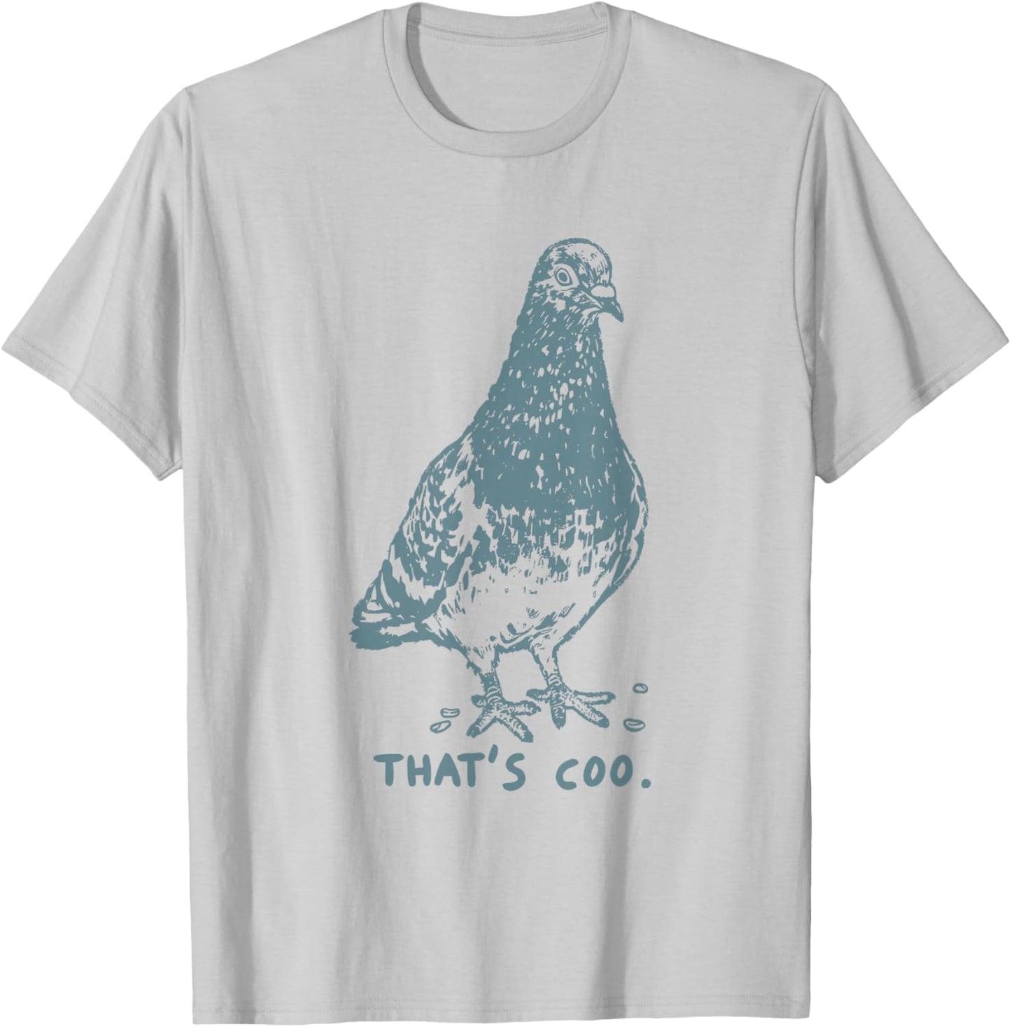 Vintage Pigeon Japanese Graphic That’s Coo Women T-Shirt - T-Shirt | Ash