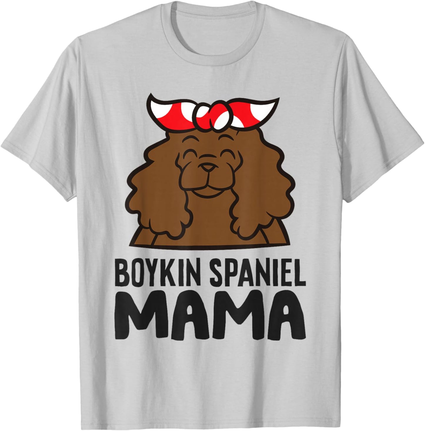 Boykin Spaniel Mama T-Shirt - T-Shirt | Ash