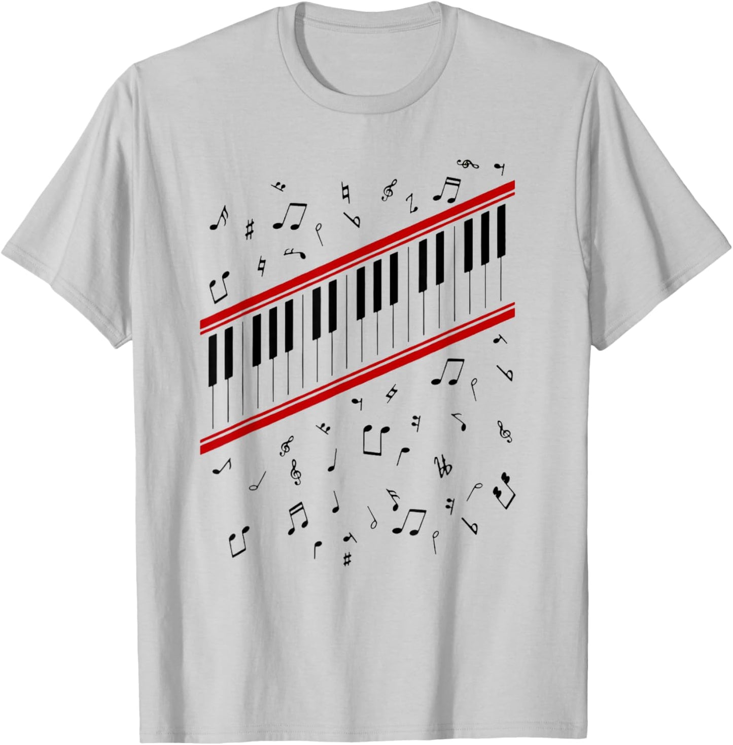 Piano Beat It Costume T-Shirt - T-Shirt | Ash