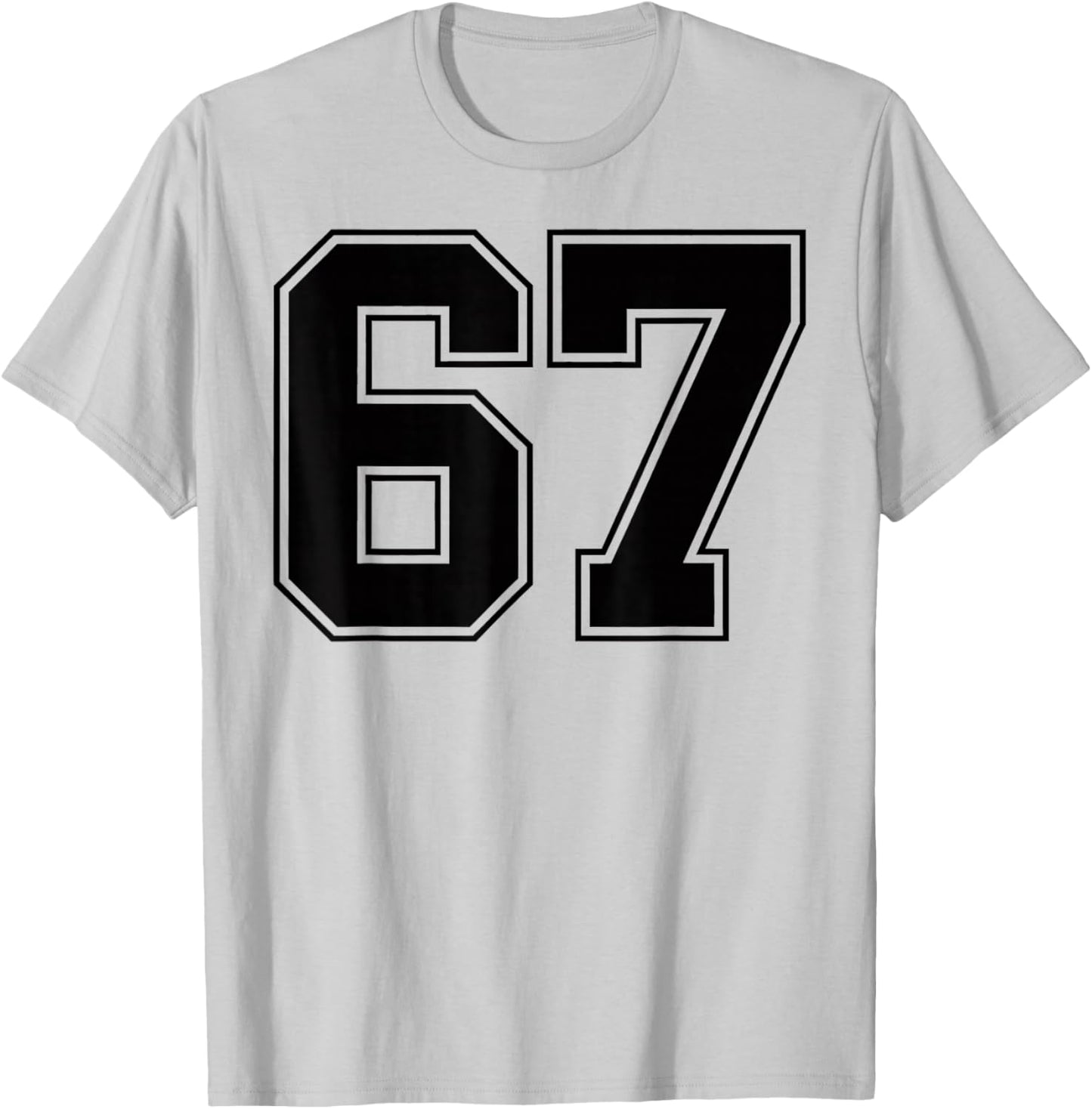 67 Meme Six Seven 6 7 Meme 6 T-Shirt - T-Shirt | Ash