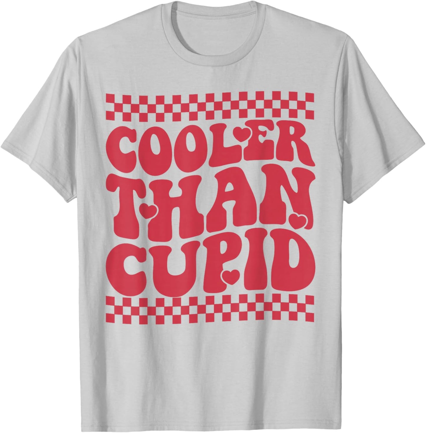Cooler Than Cupid Cute Valentine's Day Kids Boys Girls T-Shirt - T-Shirt | Ash