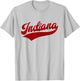 Indiana - Throwback Design - Classic T-Shirt - T-Shirt | Ash