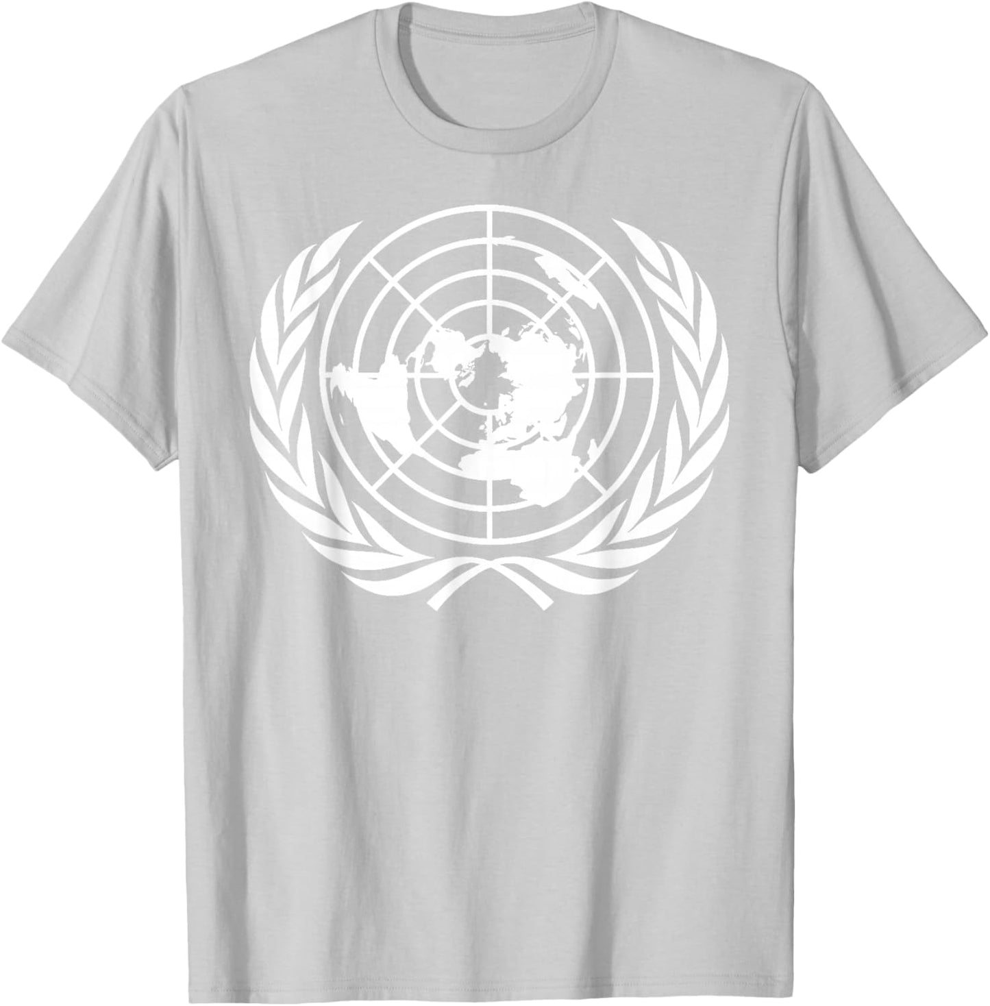 United Nations Flag T-Shirt - T-Shirt | Ash