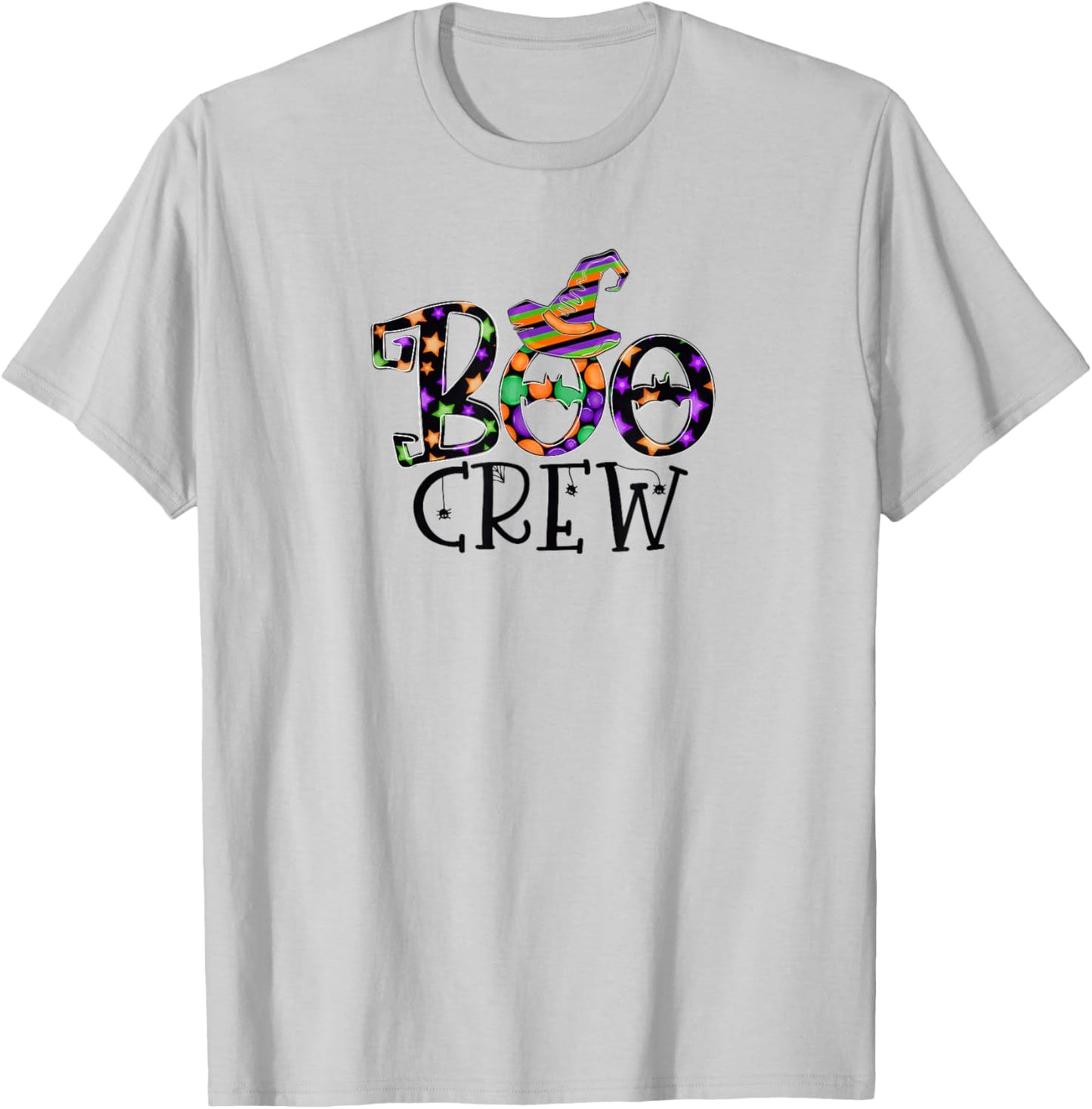 Boo Crew Halloween T-Shirt - T-Shirt | Ash