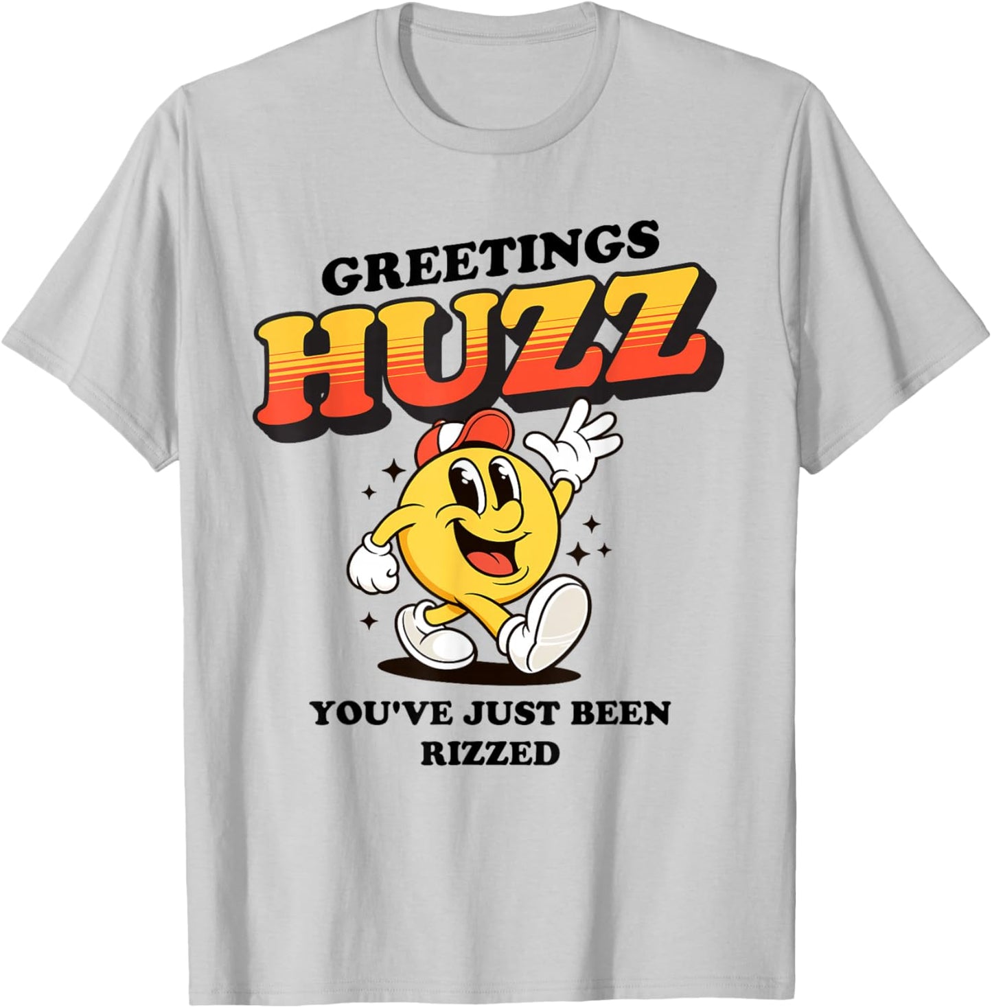 Greetings Huzz Meme Funny Flirting Valentine's Day Z Slang T-Shirt - T-Shirt | Ash