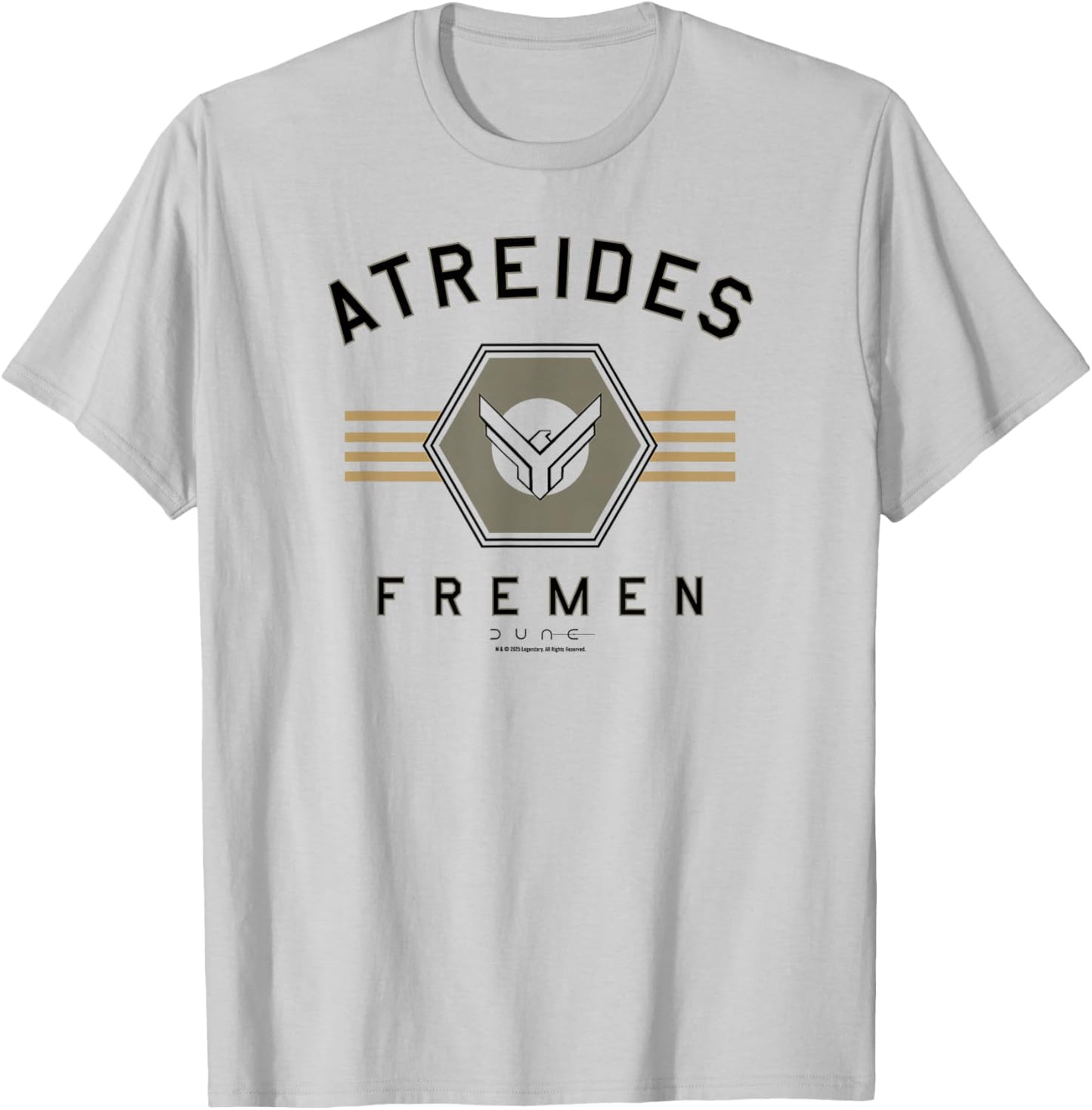 Dune Atreides Fremen Officially Licensed T-Shirt - T-Shirt | Ash