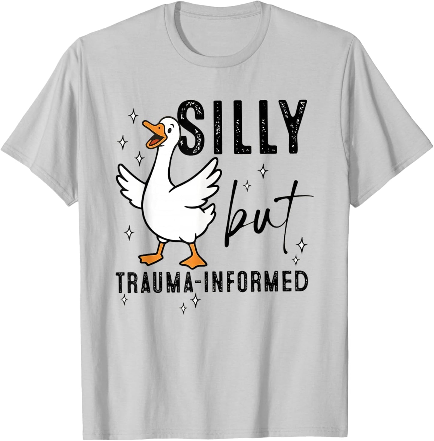 Silly Goose Social Work MSW Crisis LCSW Graduation T-Shirt - T-Shirt | Ash