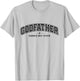 Awesome Godfather 2026 Apparel | Gifts for New Godfather T-Shirt - T-Shirt | Ash