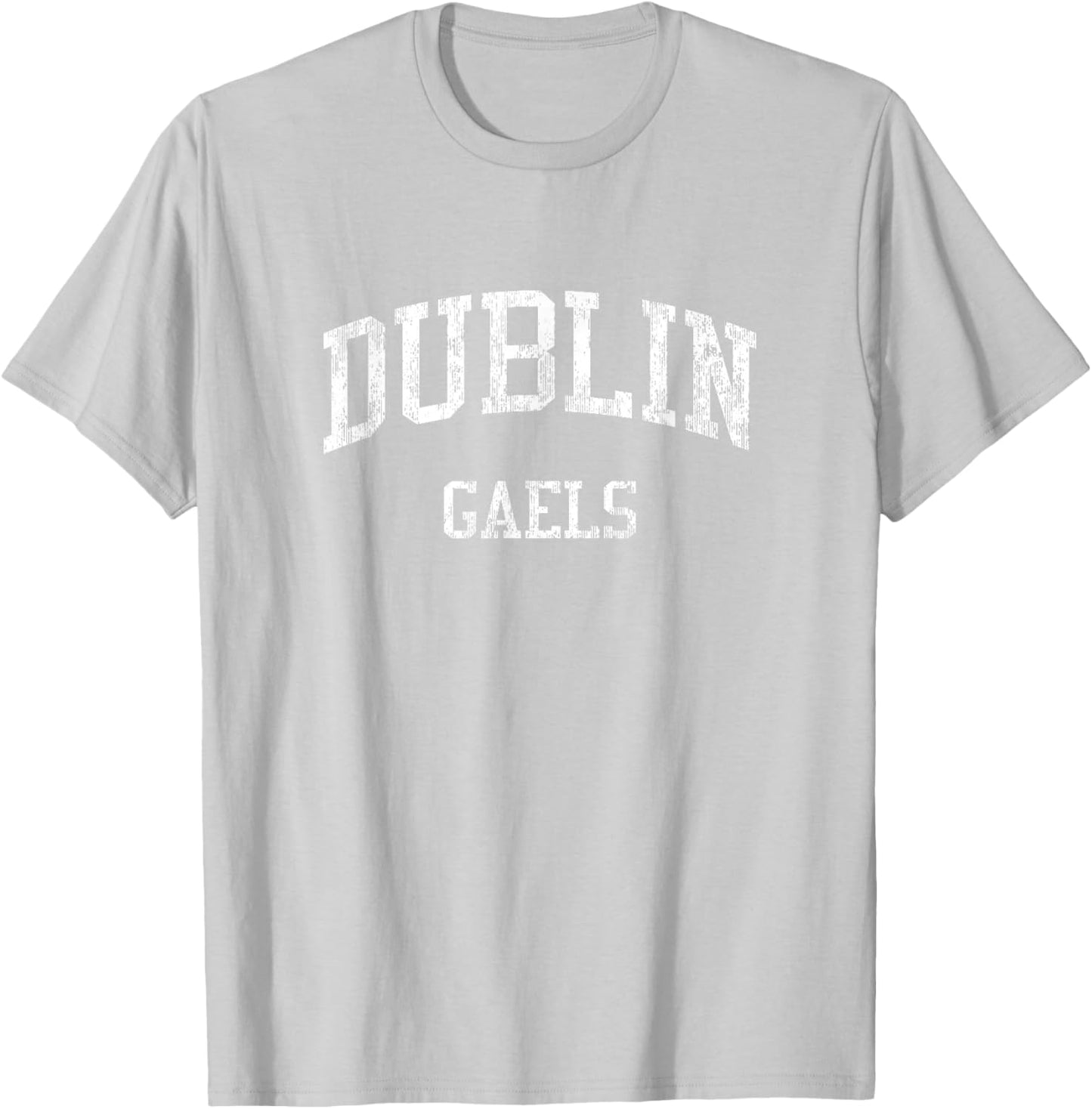 Dublin High School HS Dublin CA Vintage Sports T-Shirt - T-Shirt | Ash