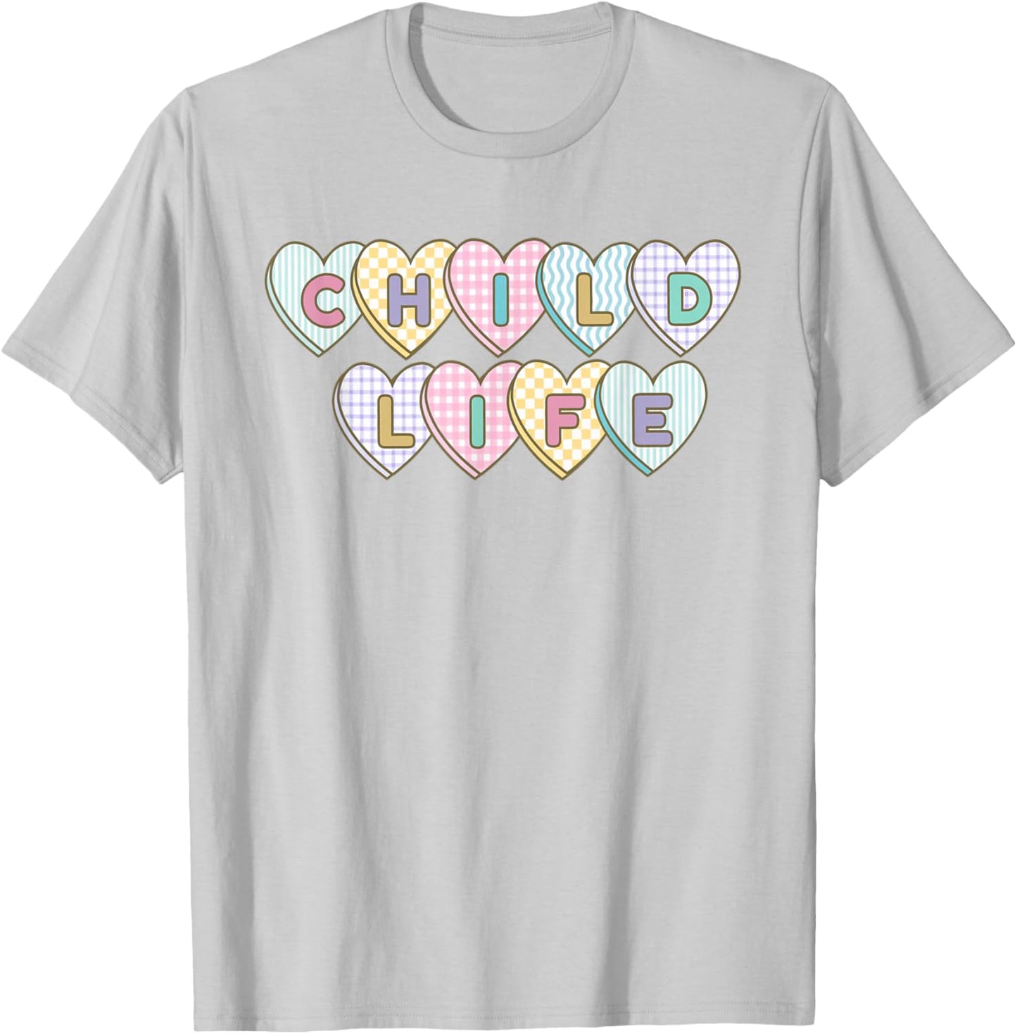Child Life Specialist Valentines CLS Play Therapy Healthcare T-Shirt - T-Shirt | Ash