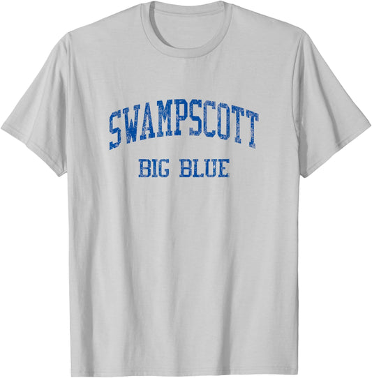 Swampscott High School HS Swampscott MA Vintage Sports T-Shirt - T-Shirt | Ash