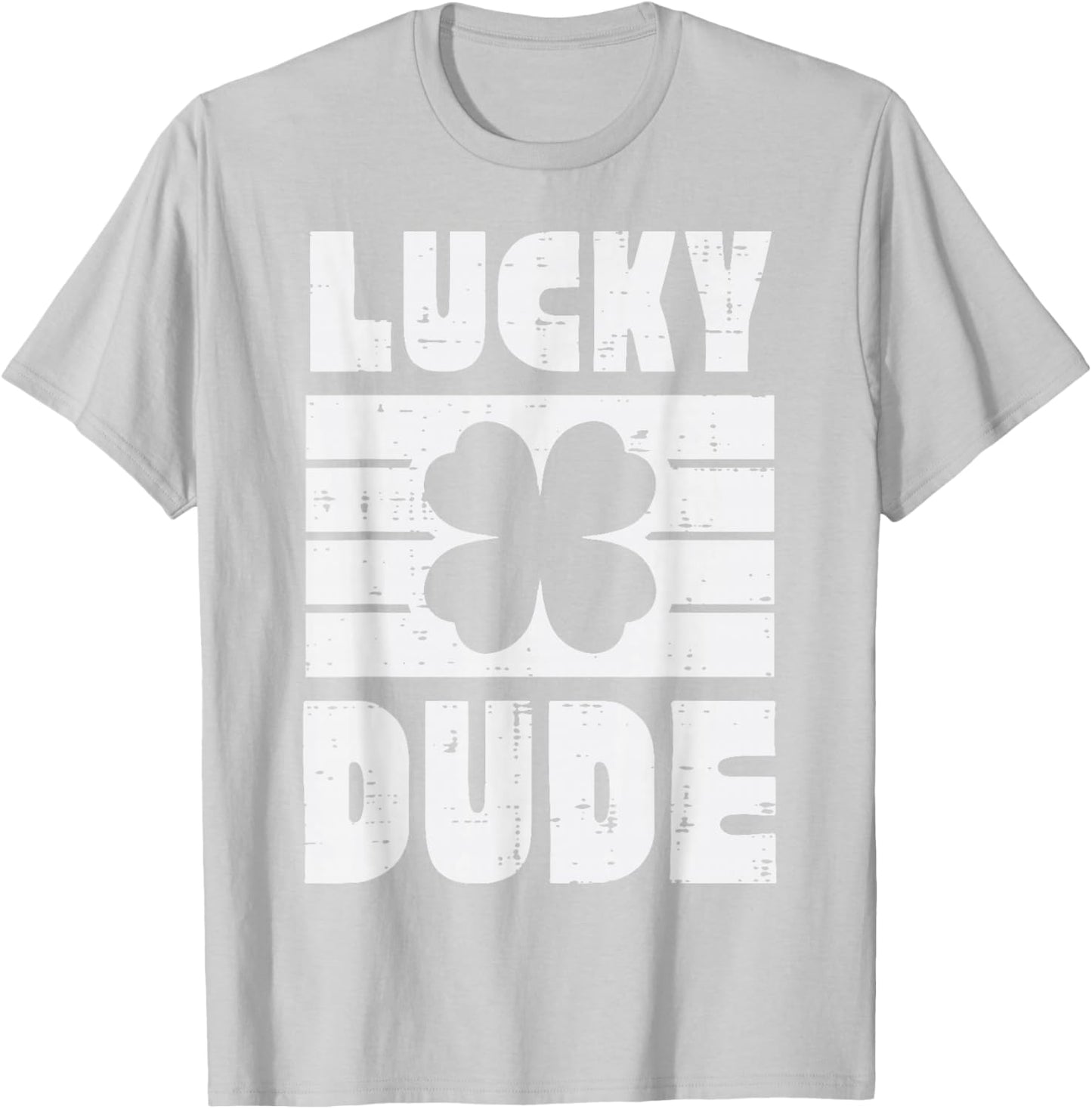St Patricks Day Lucky Dude Clover Saint Pattys Men Boys Kids T-Shirt - T-Shirt | Ash