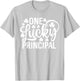 One Lucky Principal Funny St Patrick's Day Shamrocks T-Shirt - T-Shirt | Ash