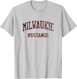 Milwaukie High School HS Milwaukie OR Vintage Sports T-Shirt - T-Shirt | Ash