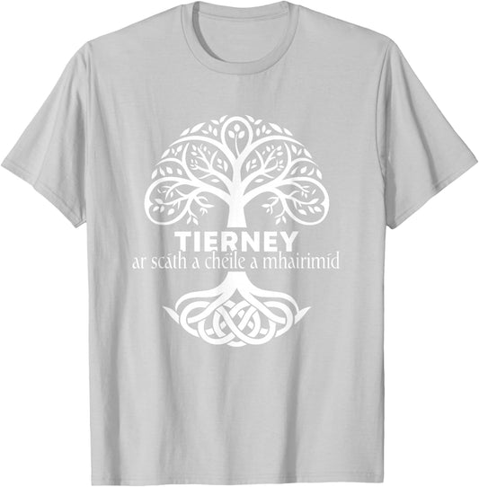 Tierney Irish Family Name Celtic Irish Roots T-Shirt - T-Shirt | Ash