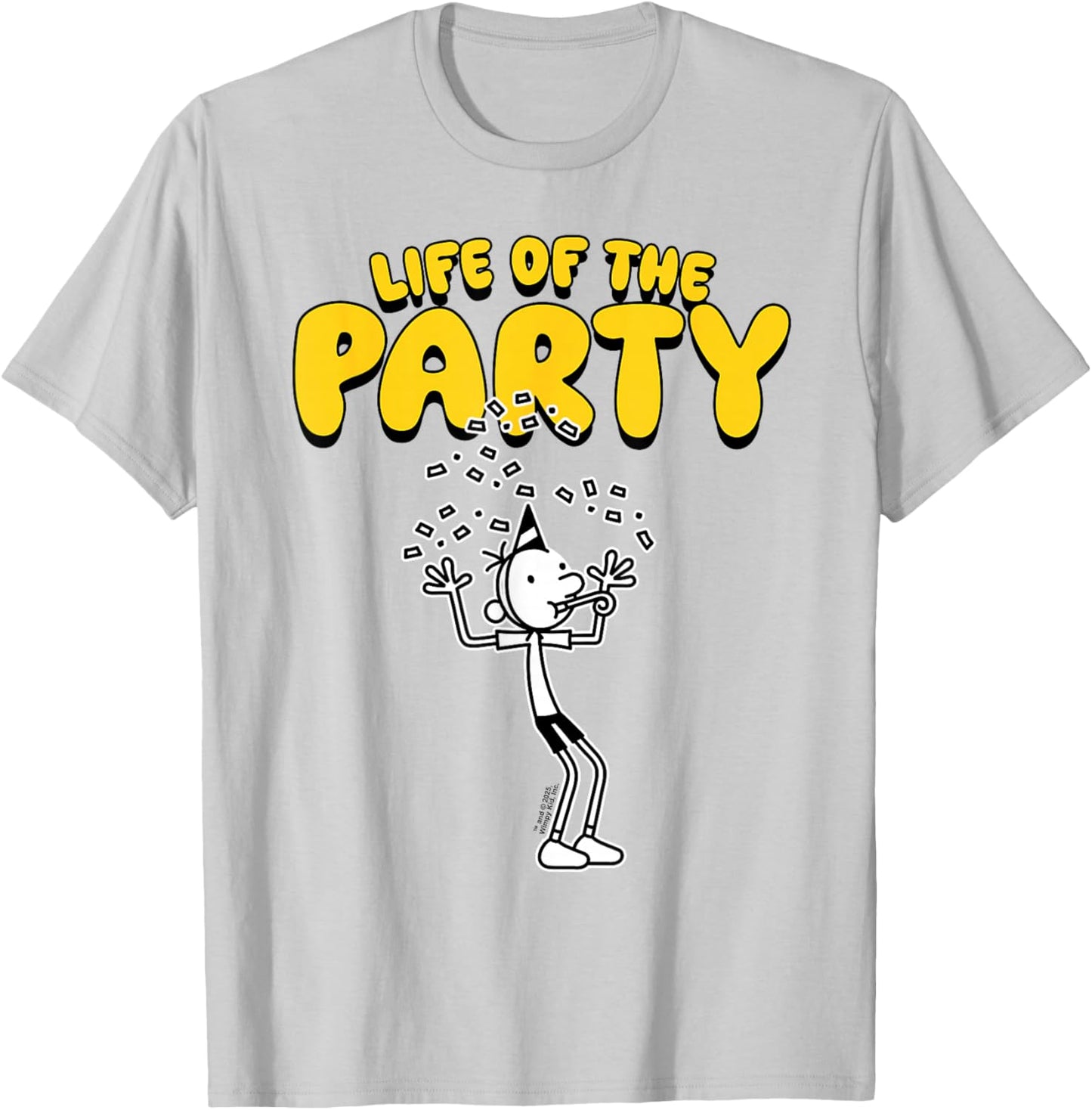 Diary of a Wimpy Kid Life of The Party T-Shirt - T-Shirt | Ash