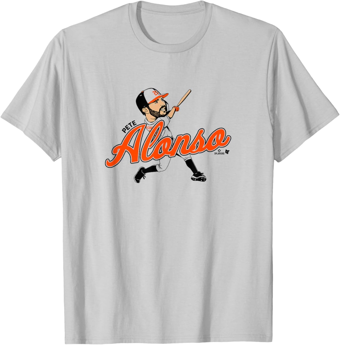 Pete Alonso - Caricature - Baltimore Baseball T-Shirt - T-Shirt | Ash