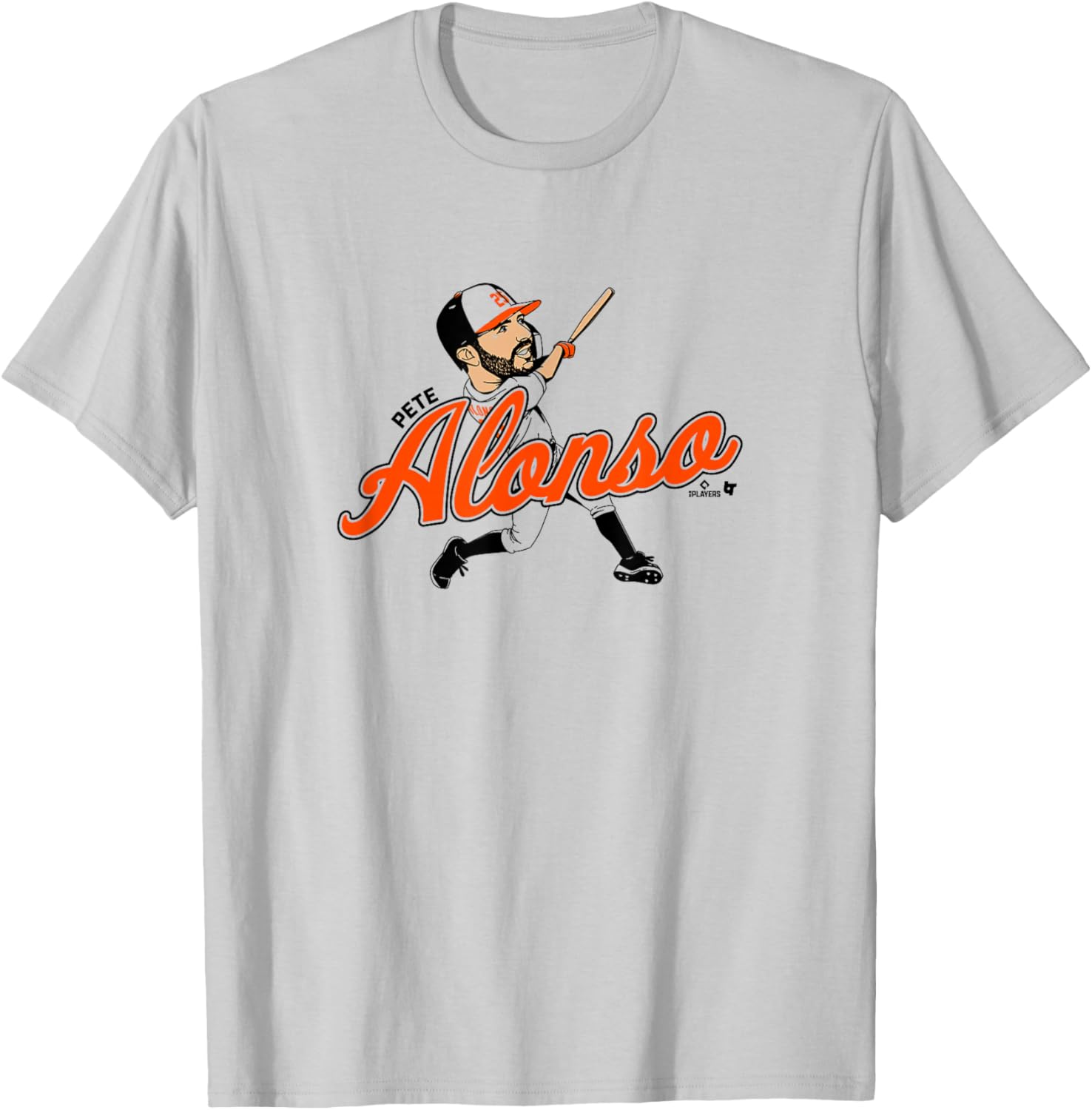 Pete Alonso - Caricature - Baltimore Baseball T-Shirt - T-Shirt | Ash