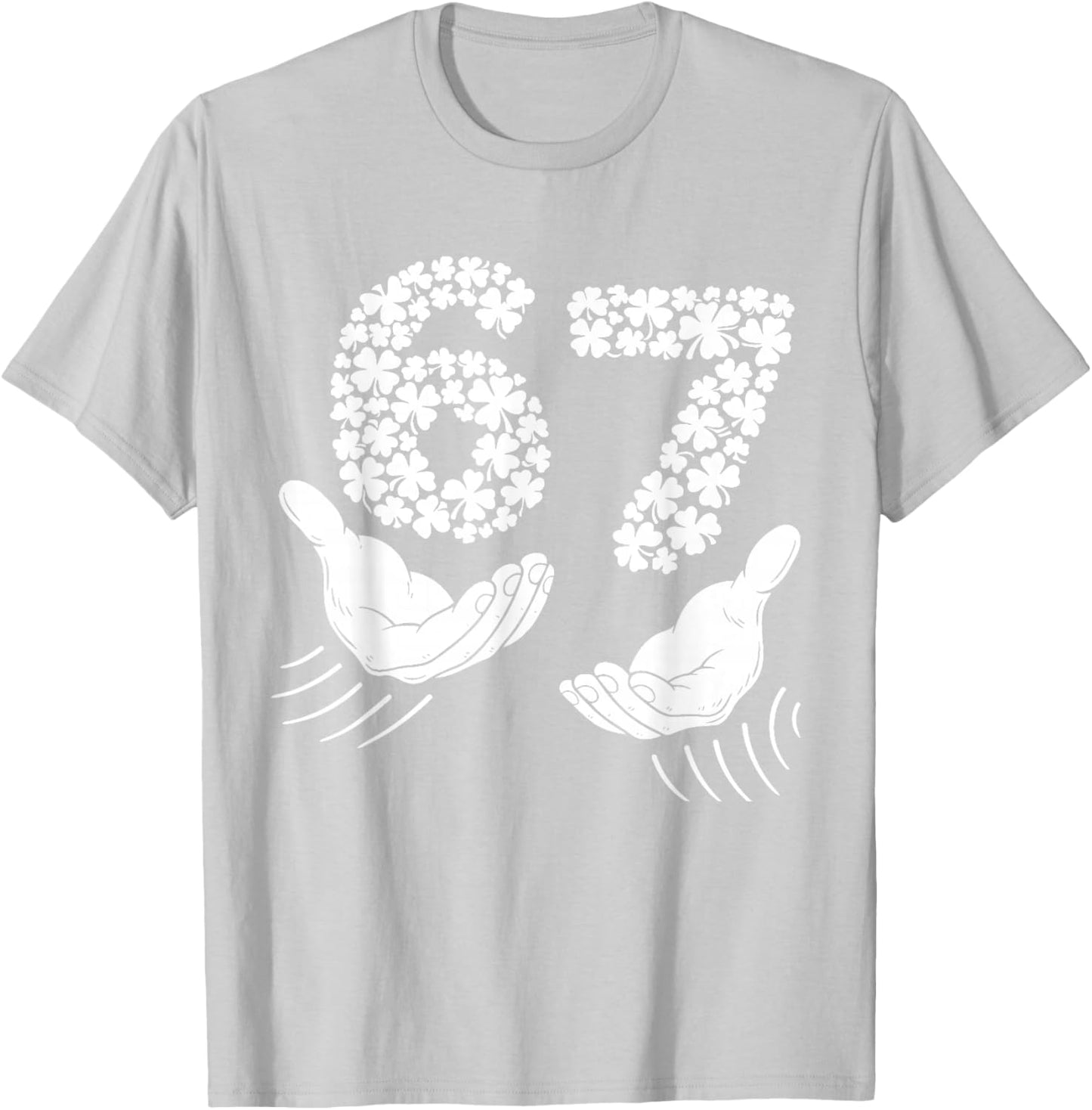 St Patricks Day Six Seven Bruh 6 7 Meme Boys Girls Teen Kids T-Shirt - T-Shirt | Ash