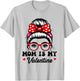 Groovy Mama is My Valentine Funny Heart Boys Girls T-Shirt - T-Shirt | Ash