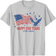Happy 250 Years 1776 2026 Women Kids 4th of July T-Shirt - T-Shirt | Ash