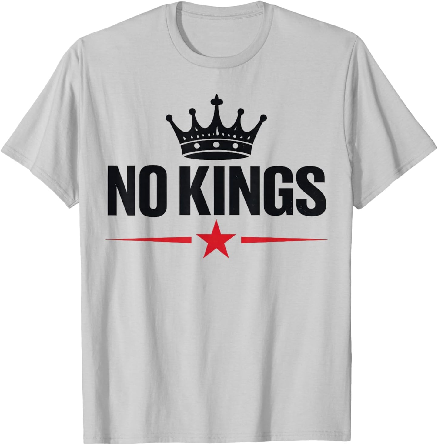 No Kings in America Shirt March 28 2026 No Kings Day T-Shirt - T-Shirt | Ash