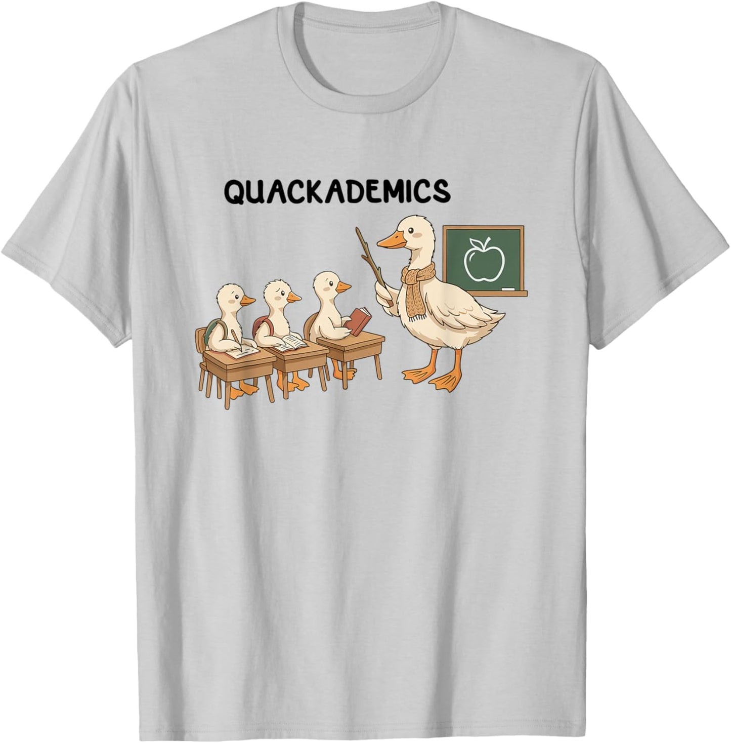 Funny Goose Teacher Club Back to School Elementary Teaching T-Shirt - T-Shirt | Ash