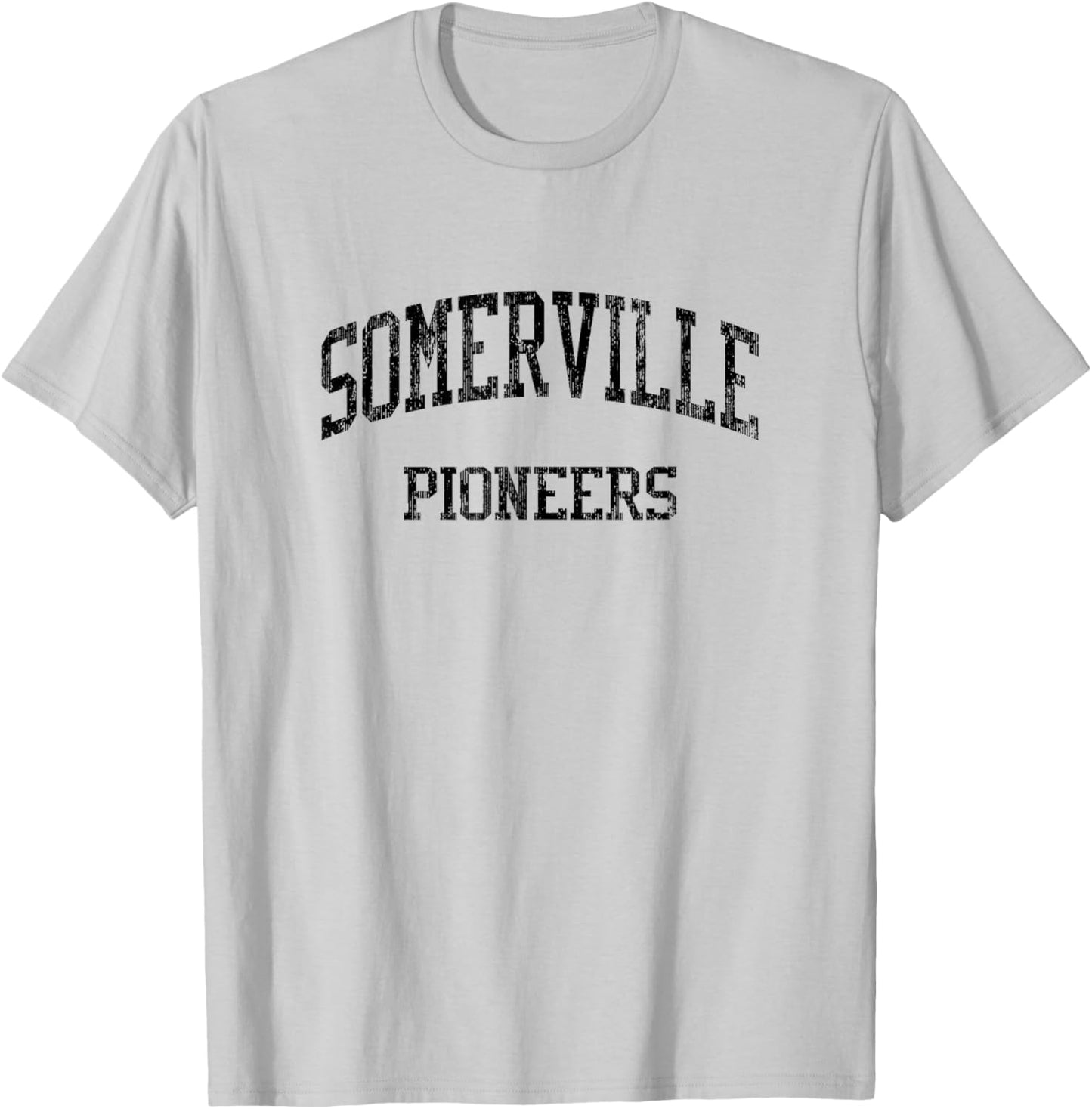 Somerville High School HS Somerville NJ Vintage Sports T-Shirt - T-Shirt | Ash