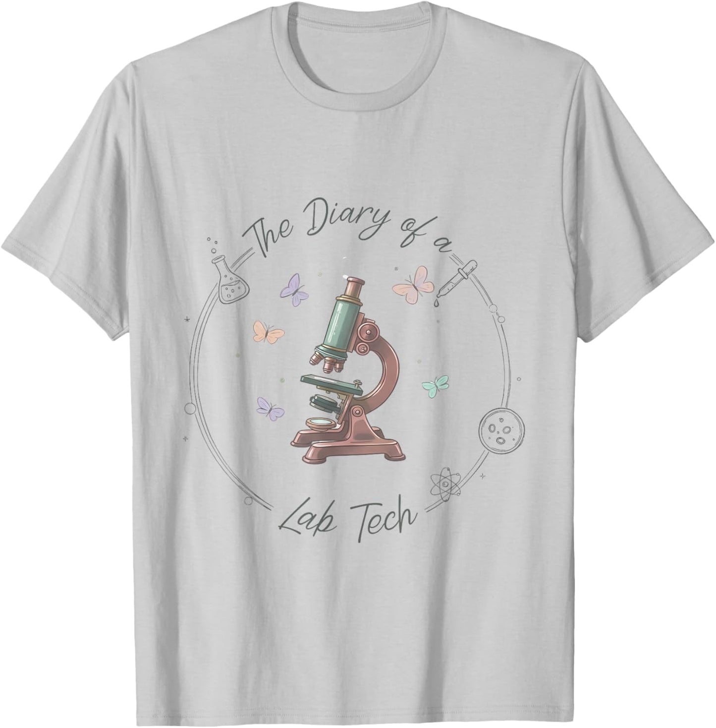 Lab Week 2026 Lab Tech Pride Medical Laboratory Technologist T-Shirt - T-Shirt | Ash