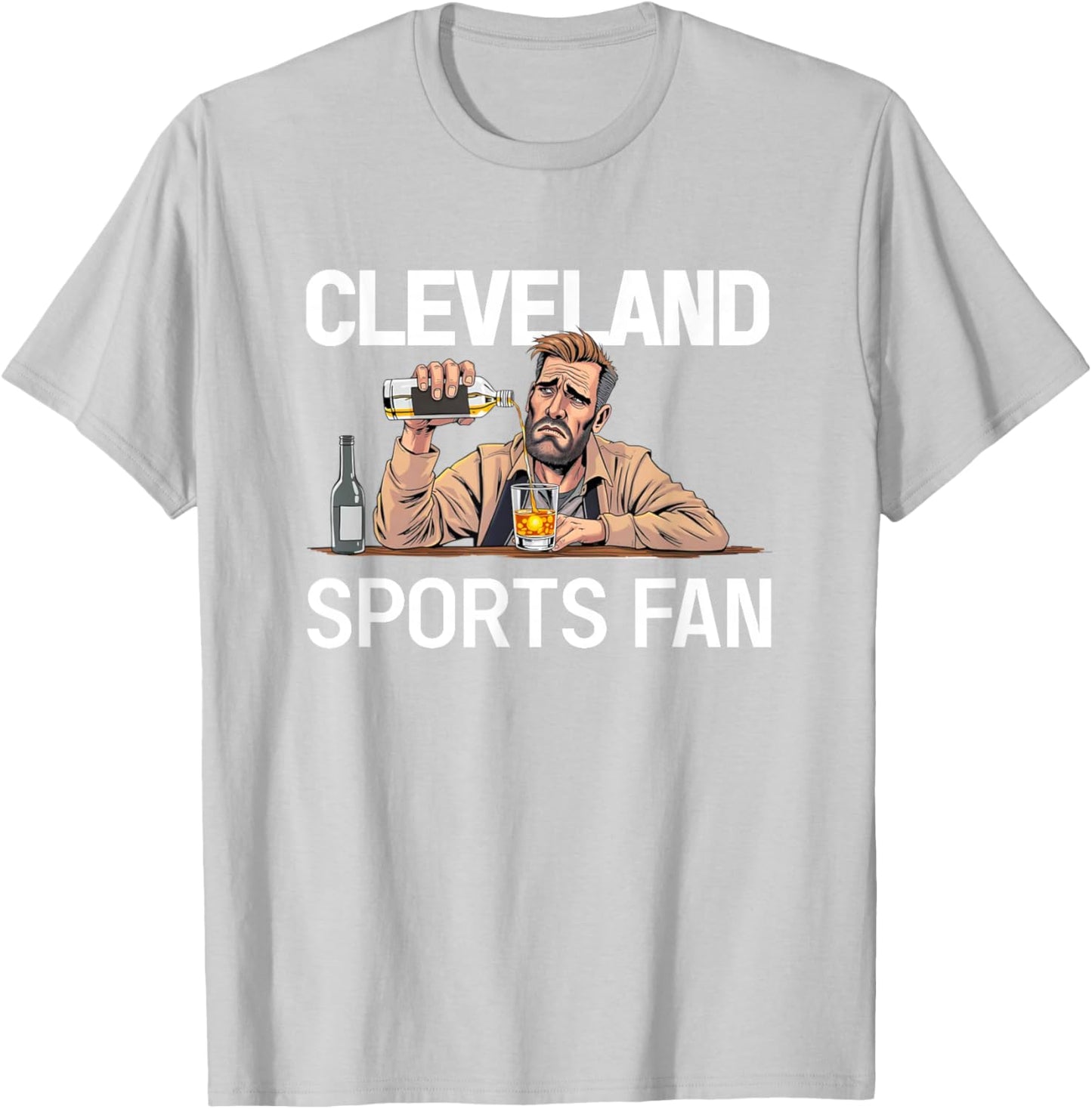 Funny Cleveland Sports T-Shirt - T-Shirt | Ash