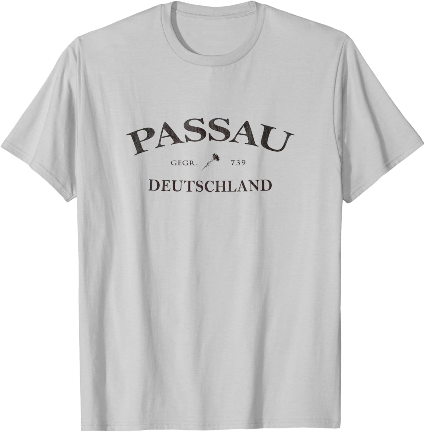 Passau Germany | Passau Deutschland Graphic Print T-Shirt - T-Shirt | Ash