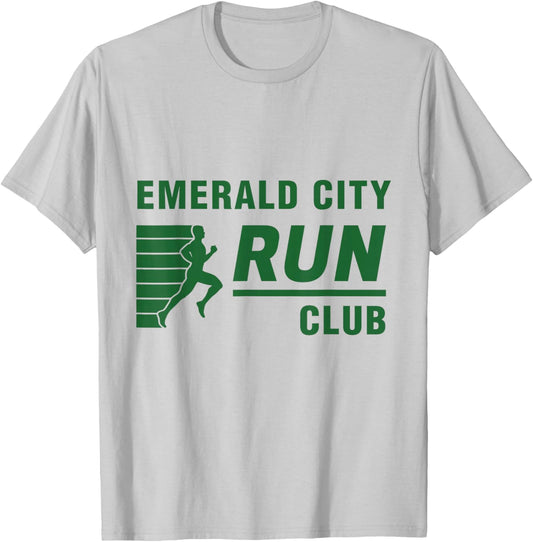 Wizard of Oz Emerald City Run Club Costume Halloween Runners T-Shirt - T-Shirt | Ash