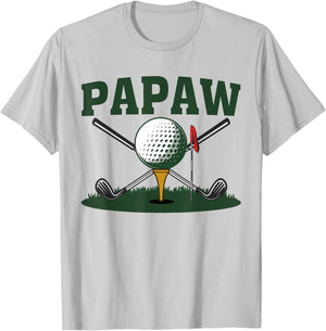 Papaw Golfers Golf Ball Player Family Matching T-Shirt - T-Shirt | Ash
