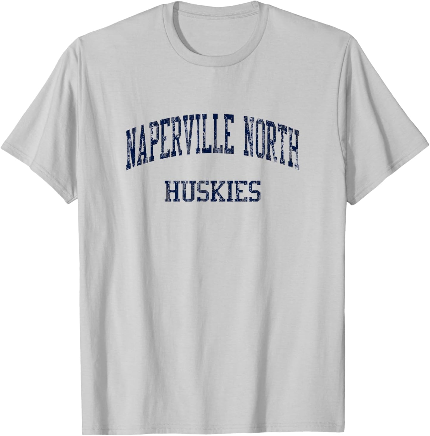 Naperville North High School HS Naperville IL Vintage Sports T-Shirt - T-Shirt | Ash