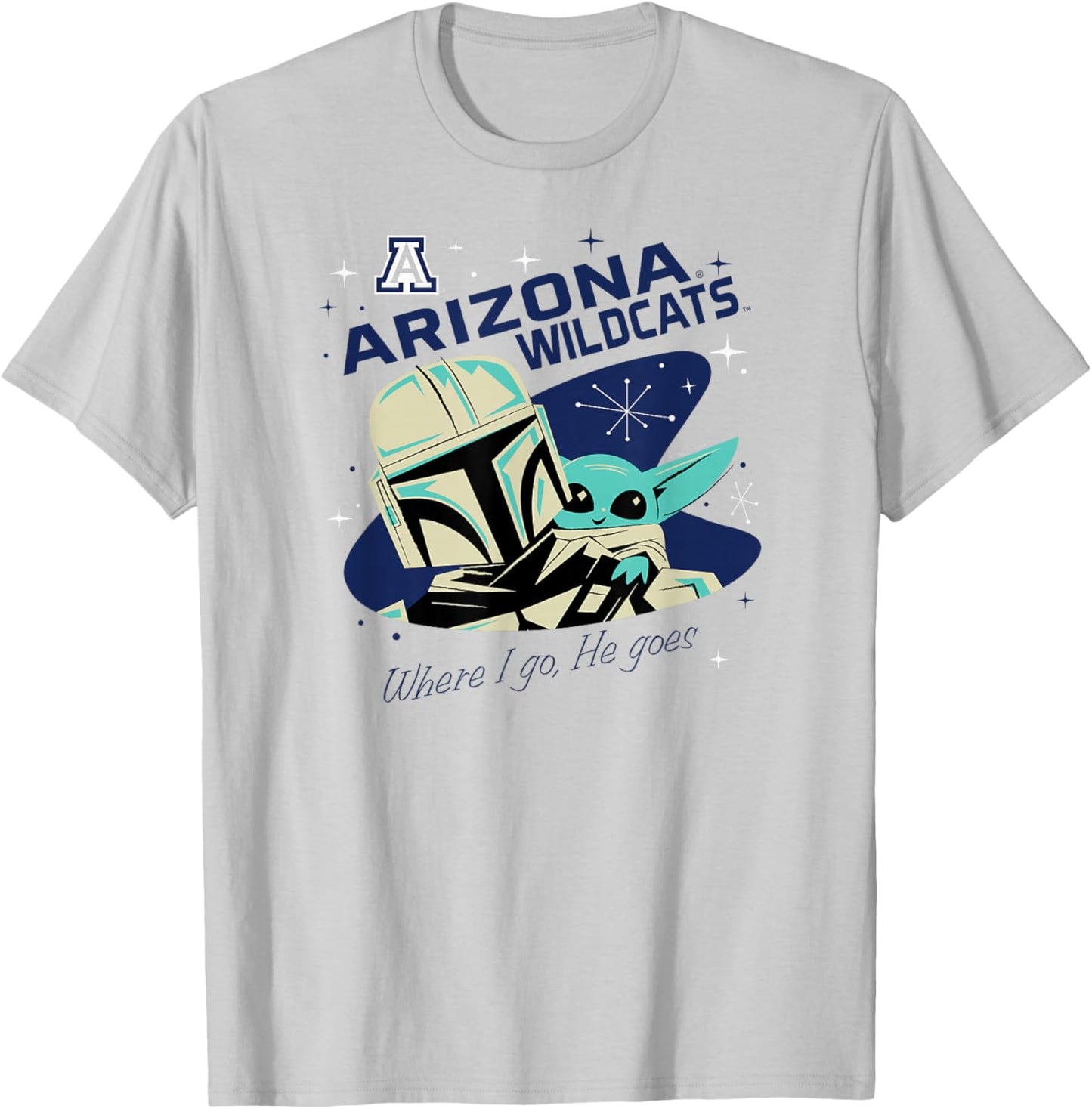 Arizona Wildcats Star Wars Mandalorian Red T-Shirt - T-Shirt | Ash