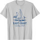 East Coast Sailing Club T-Shirt - T-Shirt | Ash