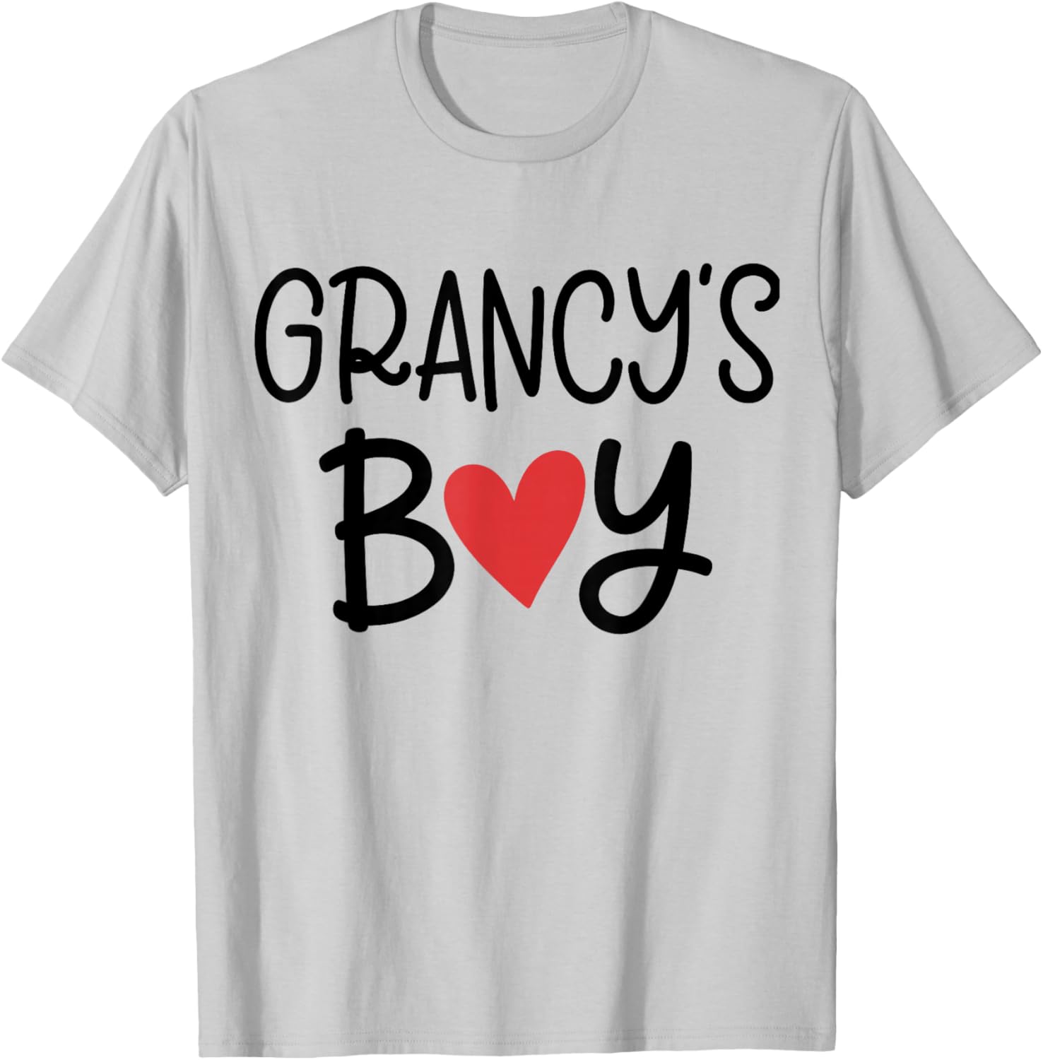 GRANCY’S Boy Favorite Child Grandma Funny Mothers Day T-Shirt - T-Shirt | Ash