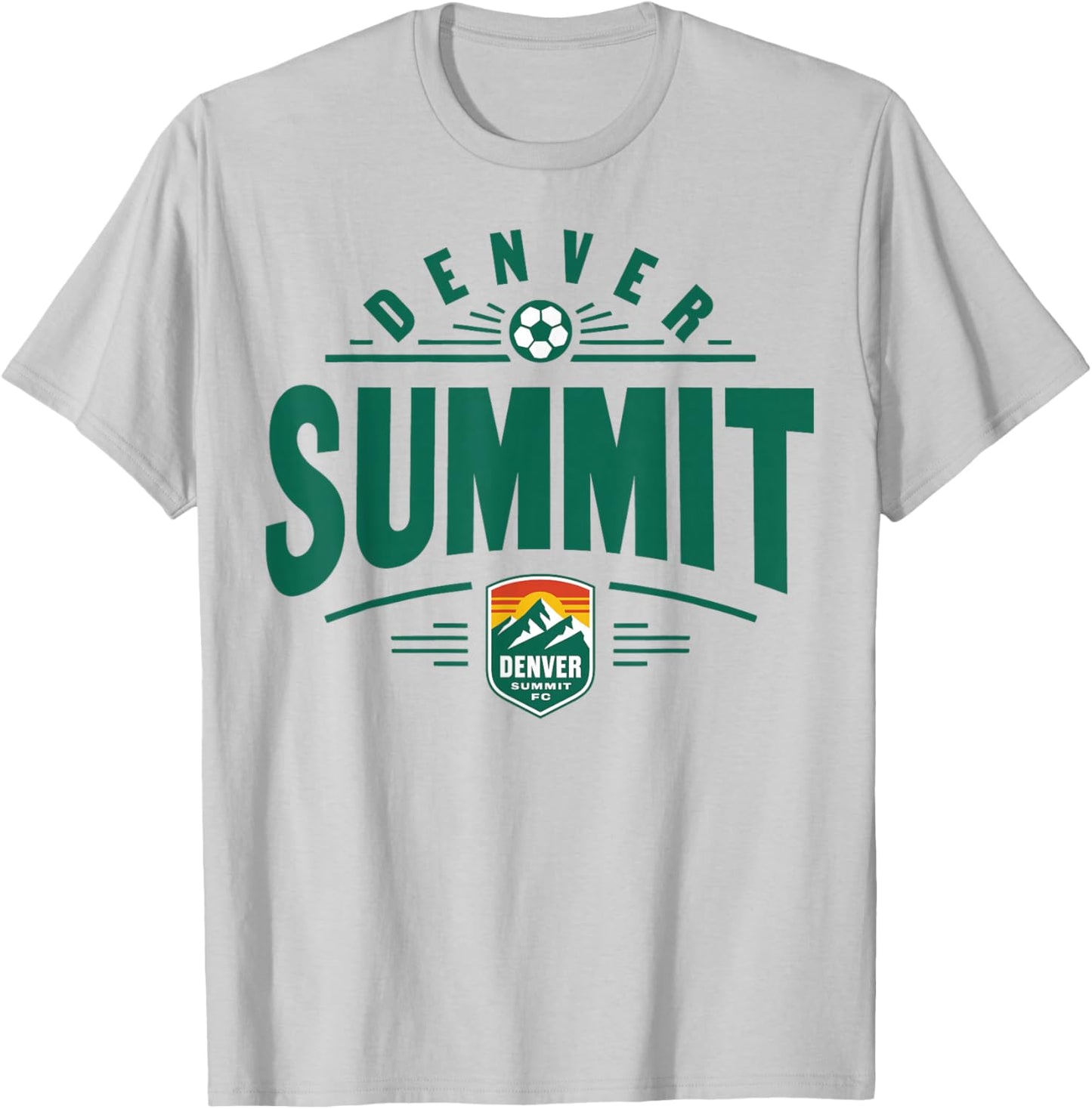NWSL - Denver Summit - Deco Modern T-Shirt - T-Shirt | Ash