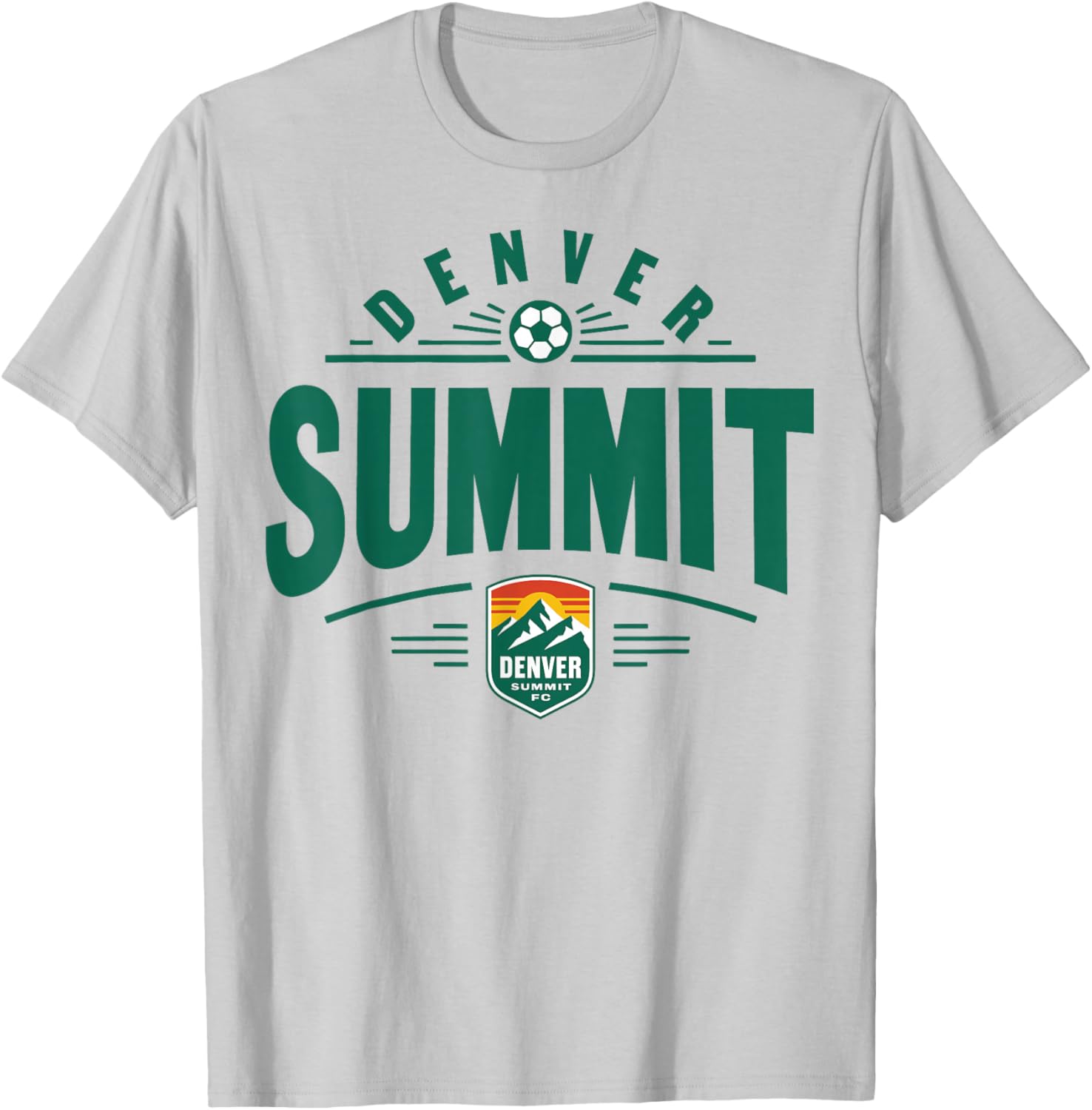 NWSL - Denver Summit - Deco Modern T-Shirt - T-Shirt | Ash