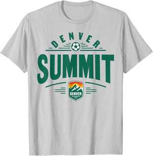 NWSL - Denver Summit - Deco Modern T-Shirt - T-Shirt | Ash