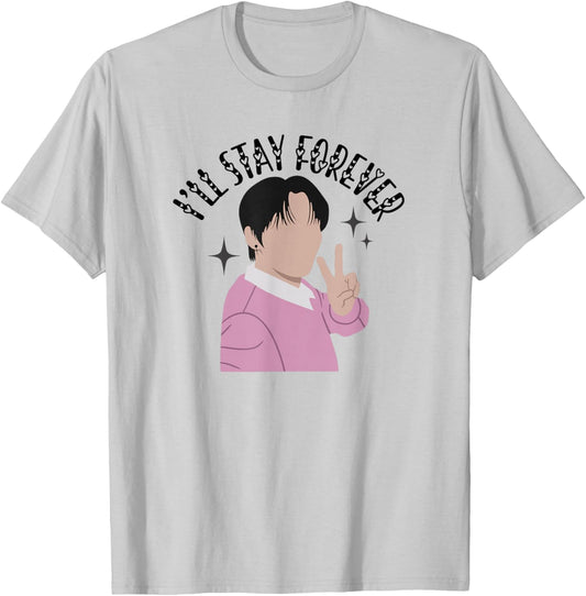 Stays Forever Peace Lino Love Skz T-Shirt - T-Shirt | Ash