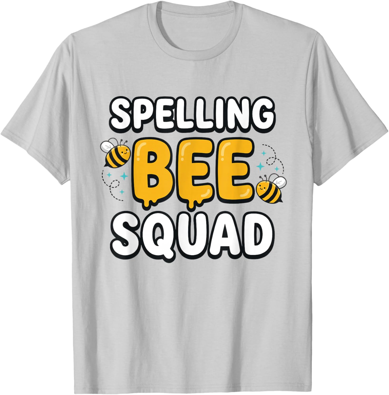 Spelling Bee Squad Funny Teacher Student Team T-Shirt - T-Shirt | Ash