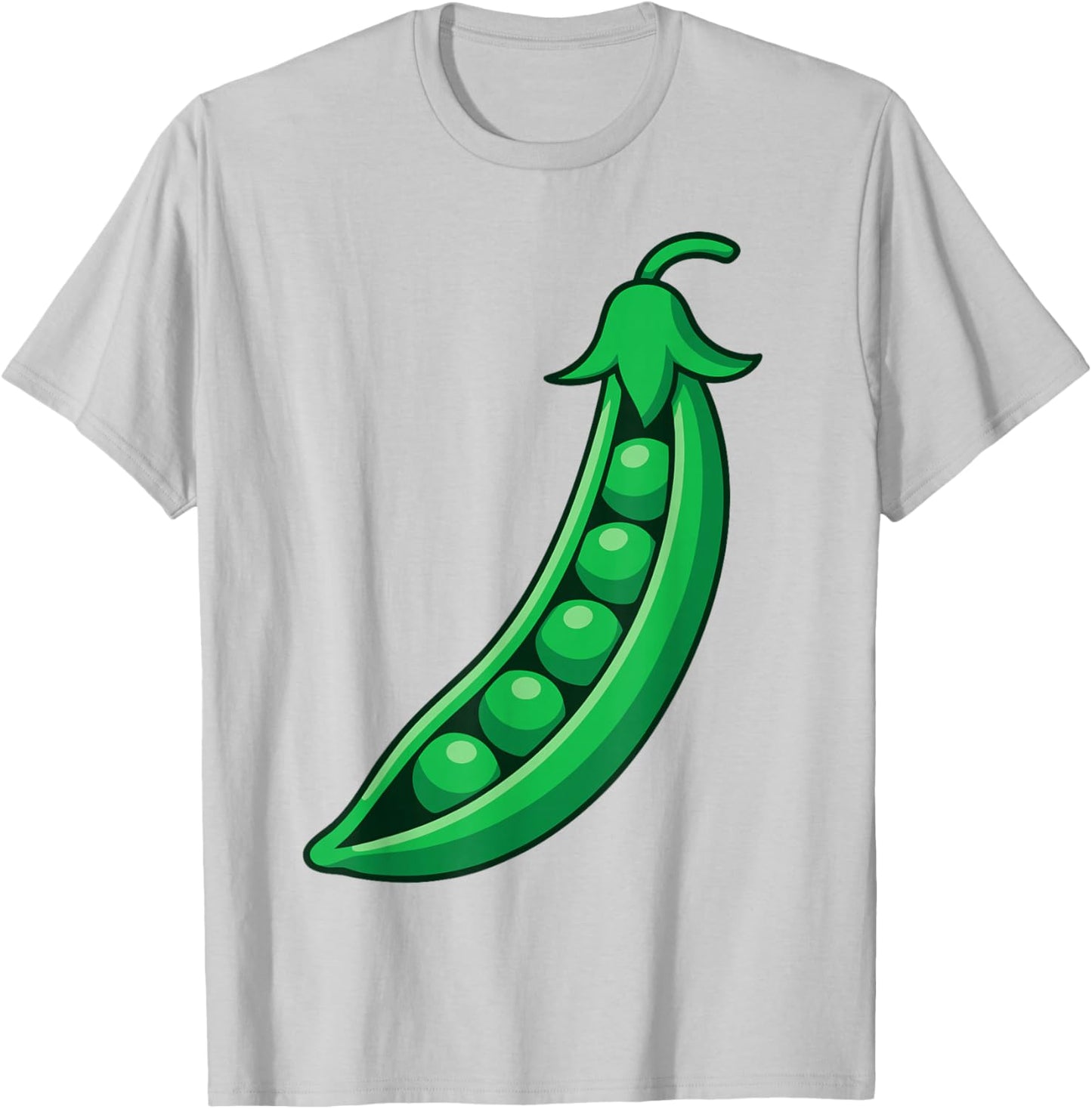 Peas Shirt Adult Kids Men Women Green Peas in A Pod Costume T-Shirt - T-Shirt | Ash