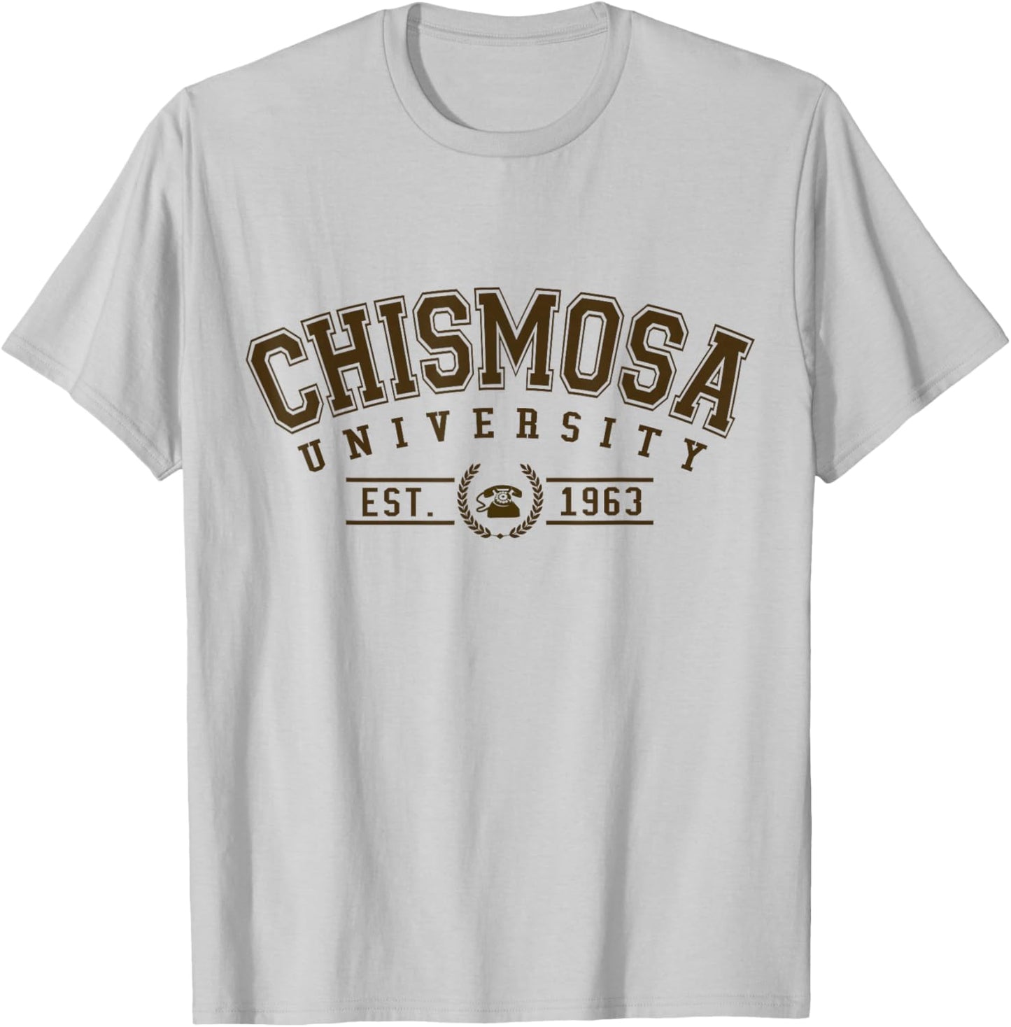 Chismosa University Est.1963, Funny Latina College-Style T-Shirt - T-Shirt | Ash