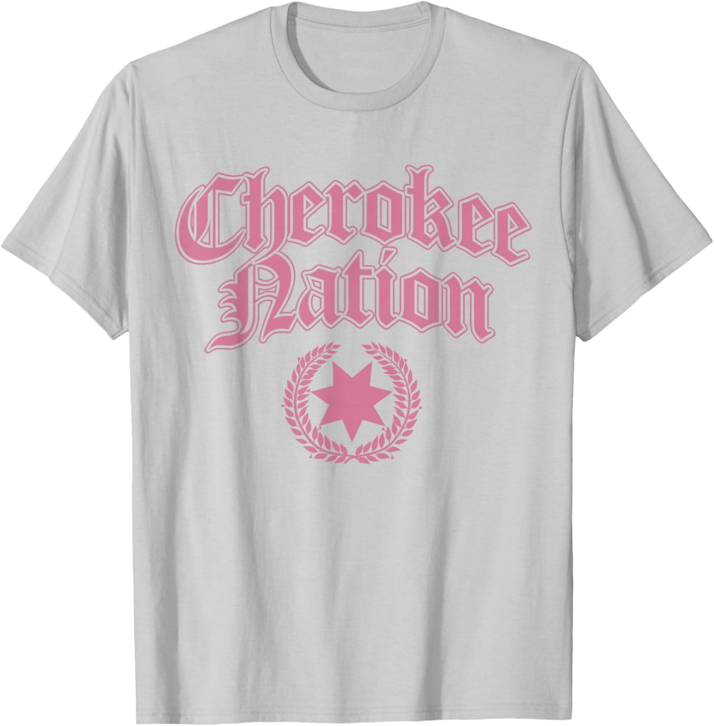 Pink Cherokee Nation Women Native American T-Shirt - T-Shirt | Ash