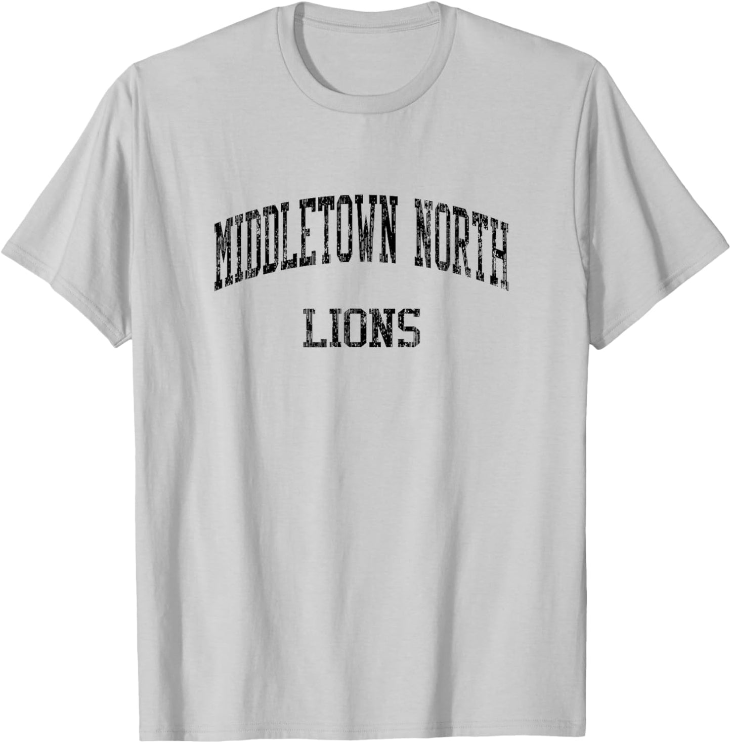 Middletown North High School HS Middletown NJ Vintage Sports T-Shirt - T-Shirt | Ash