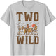 Two Wild and 2 Years Old Cowboy It's My 2nd Birthday Boy T-Shirt - T-Shirt | Ash