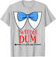 Tweedle Dum I'm with Dee - Lazy Couple Halloween Costumes T-Shirt - T-Shirt | Ash
