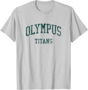 Olympus High School HS Salt Lake City UT Vintage Sports T-Shirt - T-Shirt | Ash