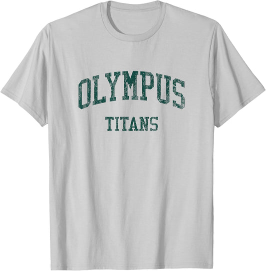 Olympus High School HS Salt Lake City UT Vintage Sports T-Shirt - T-Shirt | Ash